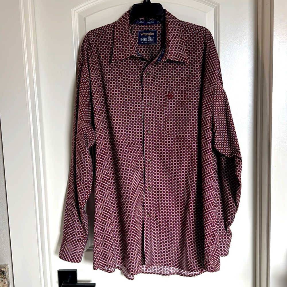 Wrangler Men’s Dress Shirt, Size XXL